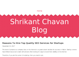 Shrikantchavan.bravesites.com