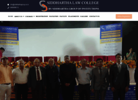 Siddharthalawcollege.com