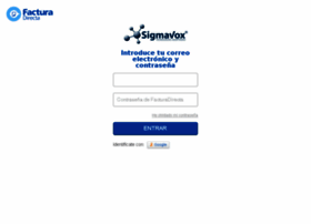 sigmavox.facturadirecta.com