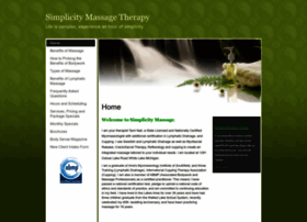 Simplicity.massagetherapy.com