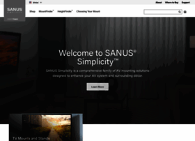 Simplicity.sanus.com