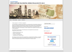 Singaporeriskdialogue2013.asianbankerforums.com