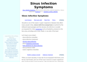 sinusinfectionsymptomsinfo.com