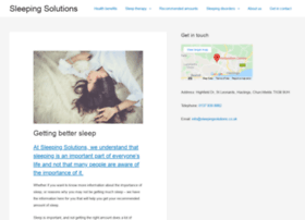 sleepingsolutions.co.uk