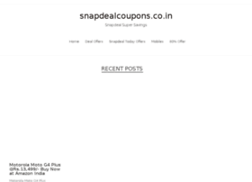 snapdealcoupons.co.in