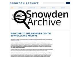 Snowdenarchive.cjfe.org