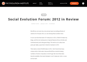 socialevolutionforum.com