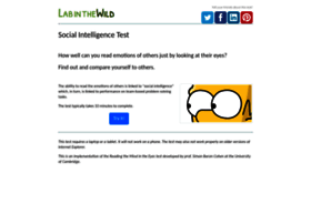 Socialintelligence.labinthewild.org