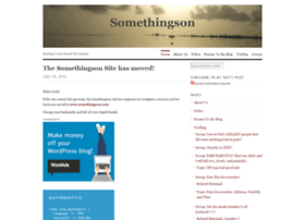Somethingson.wordpress.com