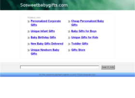 sosweetbabygifts.com