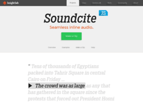 Soundcite.knightlab.com