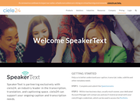 Speakertext.com
