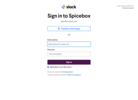 Spicebox.slack.com