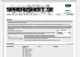 spreadsheet.se
