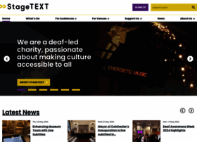 Stagetext.org