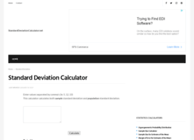 Standarddeviationcalculator.net