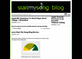 Startmysongblog.wordpress.com