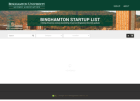 Startuplist.binghamton.edu