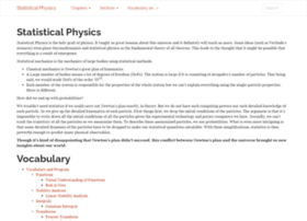 Statisticalphysics.openmetric.org