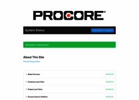 Status.procore.com