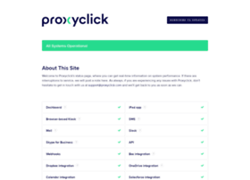 Status.proxyclick.com