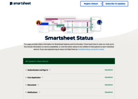 Status.smartsheet.com