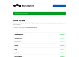 Status.topcoder.com