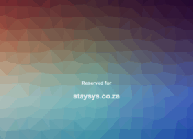 Staysys.co.za