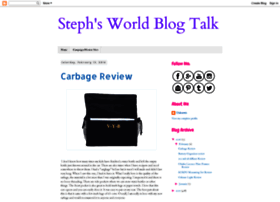 Stephsworldblogtalk.blogspot.com