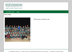 Stevenson.universitytickets.com