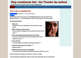 stop-nosebleeds.org