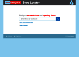 Storelocator.homebargains.co.uk