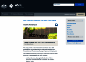 Storm.asic.gov.au