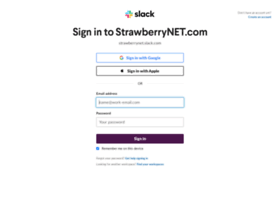 Strawberrynet.slack.com