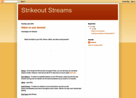 Strikeoutstreams.blogspot.com