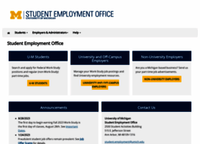 Studentemployment.umich.edu