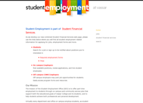 Studentemployment.vassar.edu