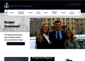 Studentgovernment.nd.edu