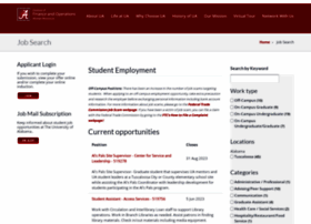 Studentjobs.ua.edu