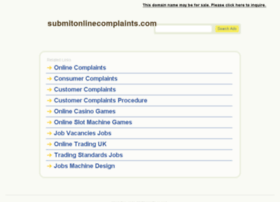 submitonlinecomplaints.com