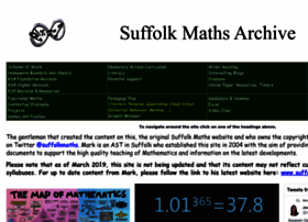 suffolkmaths.co.uk