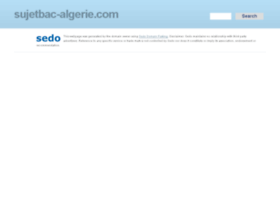 sujetbac-algerie.com