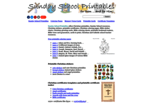 Sundayschoolprintables.com