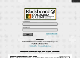 Sunycgcc.blackboard.com