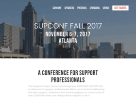 Supconf.supportdriven.com