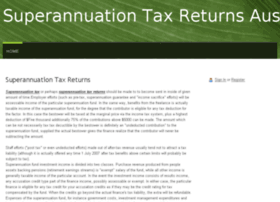 Superannuation-tax.webs.com