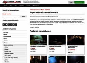 Supernatural-series.ambient-mixer.com