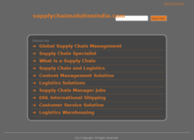 supplychainsolutionindia.com