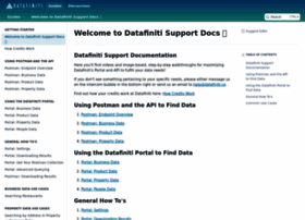 Support.datafiniti.co