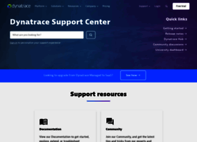 Support.dynatrace.com